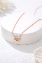 Star Cluster Rose Gold Necklace