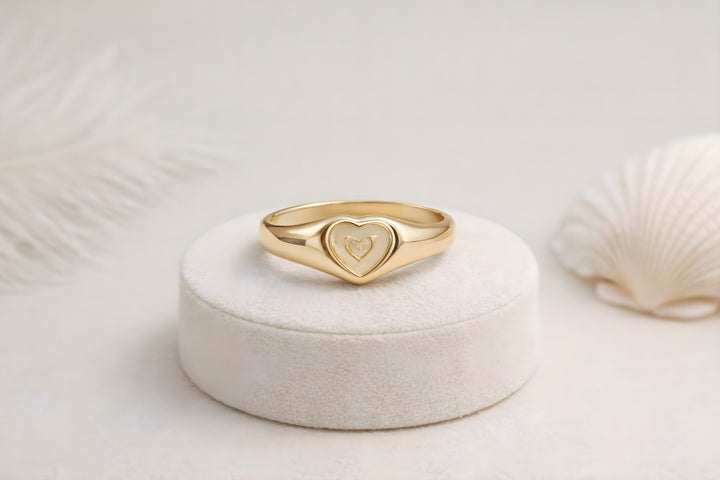 Heart Signet Ring