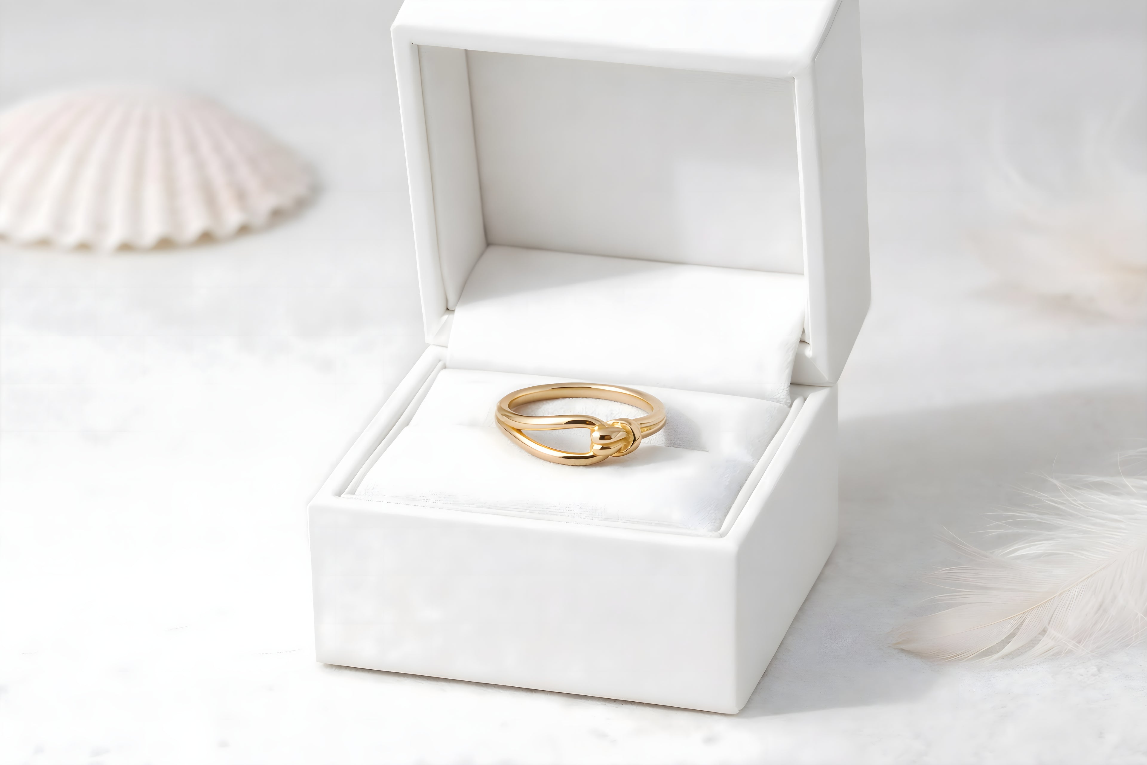 Love Knot Open Oval Ring
