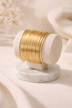 Multi-Strand Gold Wire Cuff