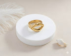 Open Heart Sculptural Statement Ring