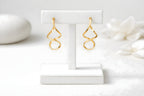 Twisted Square Wire Earrings