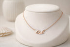 Crystal Love Bar Necklace