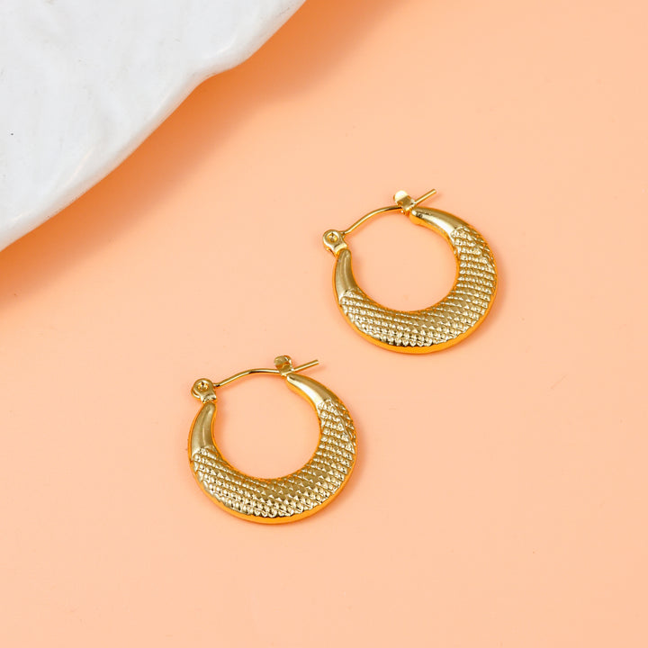Jaal Bali Mesh Hoop Earrings
