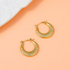 Jaal Bali Mesh Hoop Earrings