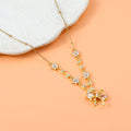 Shwet Pushpanjali Floral Vine Necklace