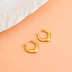 Kaman Bali Arch Hoop Earrings