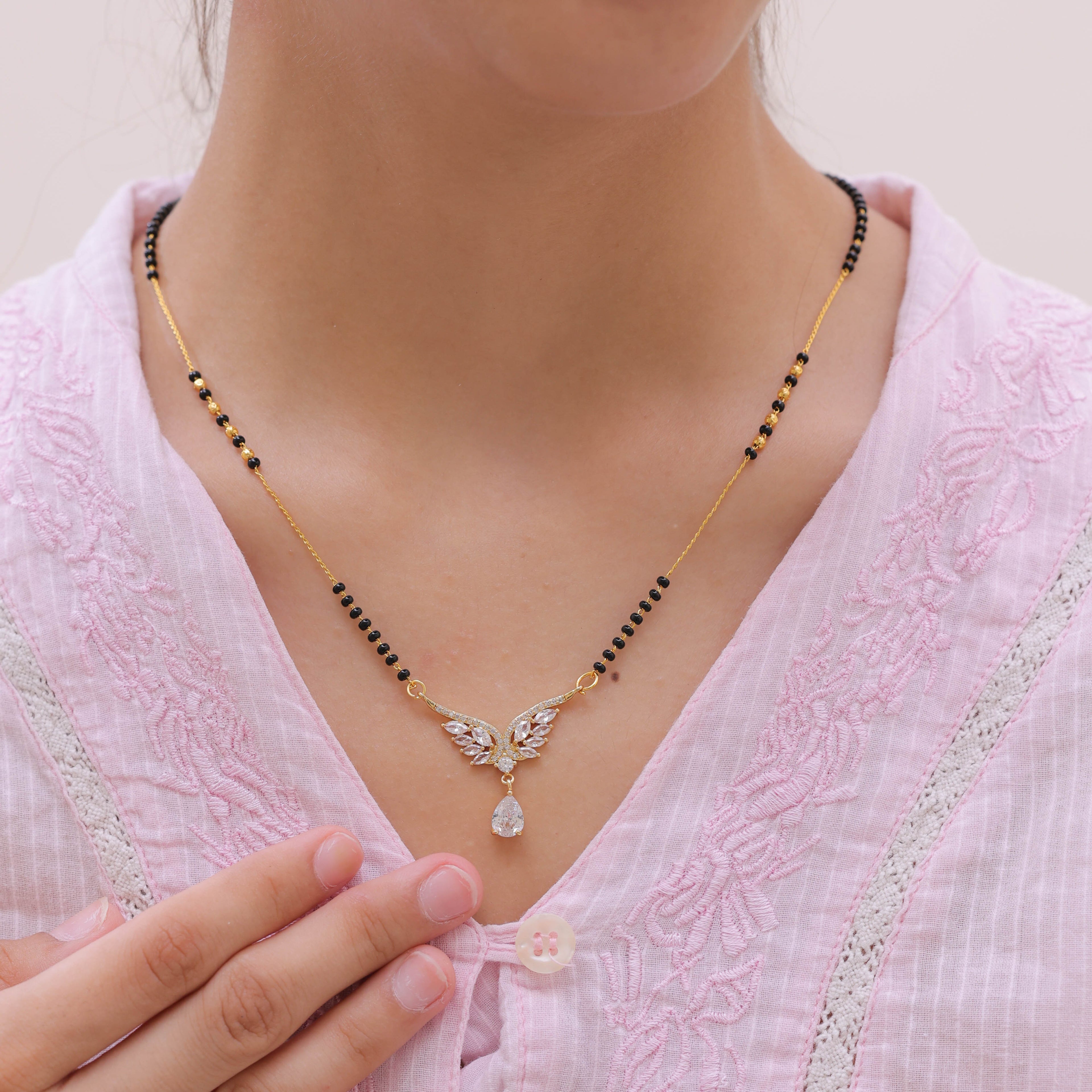Pakshi Pankh “Bird Wing” Mangalsutra