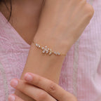 Shwet Pushp White Blossom Bracelet