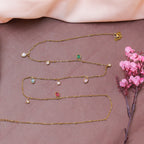 Daisy Pearl Cluster Waist Chain