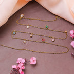 Daisy Pearl Cluster Waist Chain