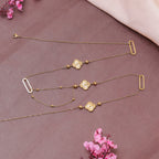 Ora Layered Quatrefoil Waist Chain