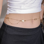 Ora Layered Quatrefoil Waist Chain