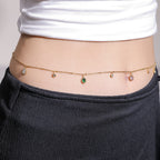 Daisy Pearl Cluster Waist Chain