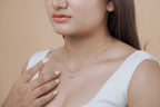Pavé Dolphin Heart Necklace