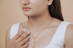 Pearl Antler Pendant Necklace