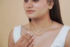 Pearl Bar Layered Necklace