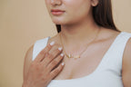 Butterfly Bow Station Necklace
