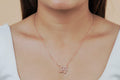 Star Cluster Rose Gold Necklace