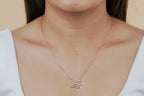 Star Cluster Rose Gold Necklace