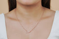 Crystal Love Script Necklace