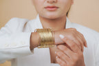 Multi-Strand Gold Wire Cuff