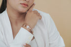 Pearl Heart, Butterfly & Daisy Charm Kada