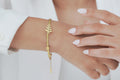 Olive Branch Herringbone Bracelet