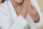 Olive Branch Herringbone Bracelet