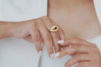 Open Heart Sculptural Statement Ring