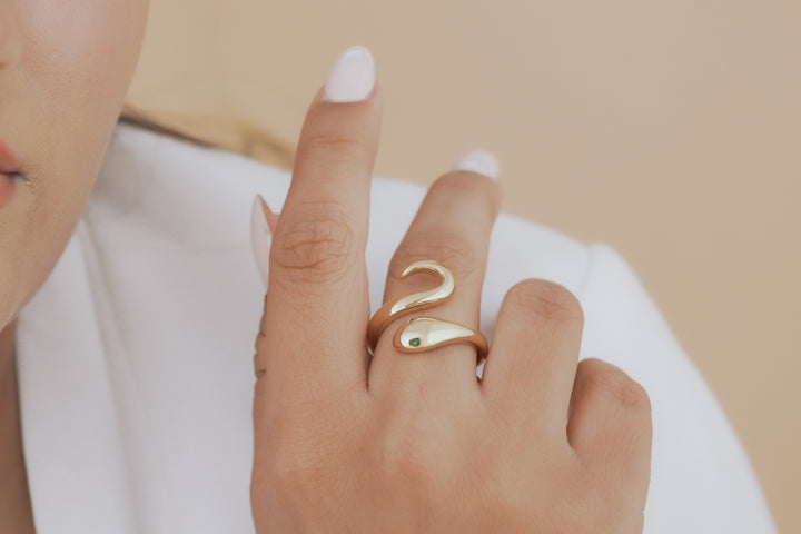 Serpent Wrap Ring