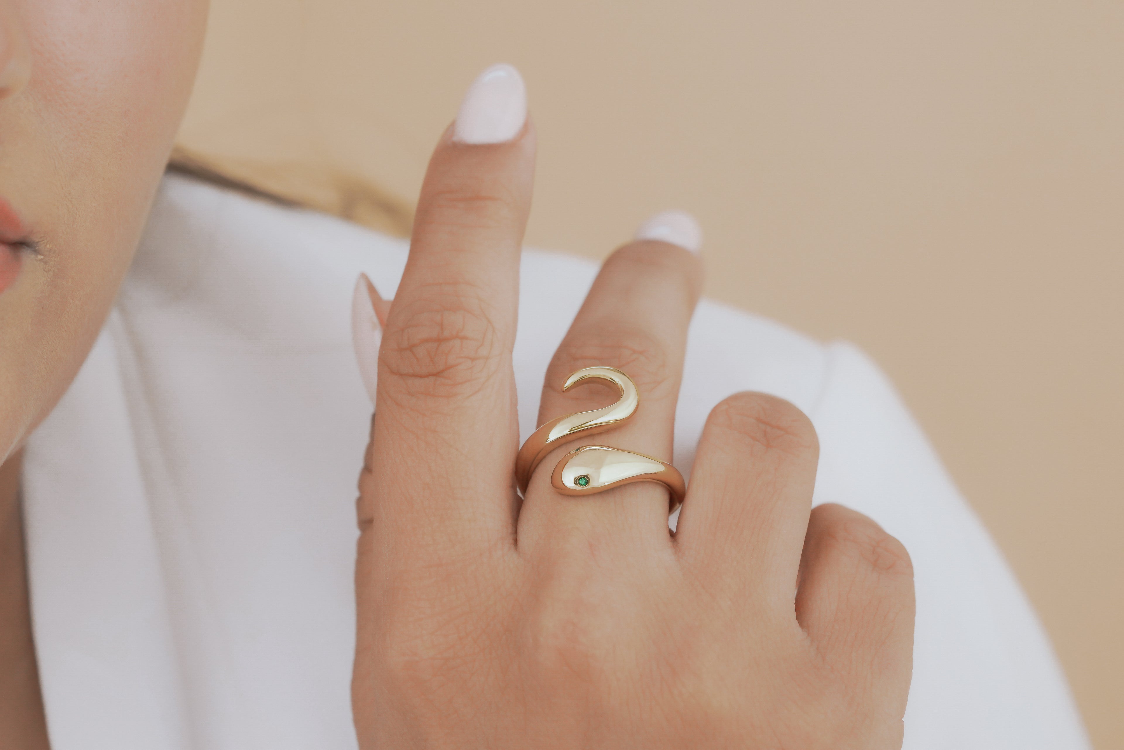 Serpent Wrap Ring