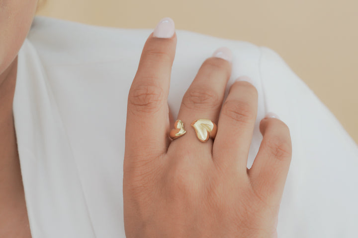 Puff Heart Bypass Ring