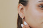 Pavé Crystal Mini Huggie Hoops