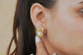 Shell & Pearl Stud Earrings