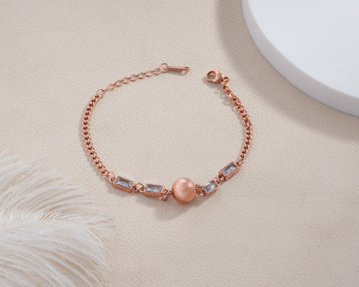 Baguette Crystal Globe Bracelet