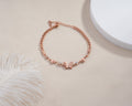 Rose Gold Butterfly Crystal Bracelet