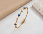 Evil Eye Crystal Wire Kada
