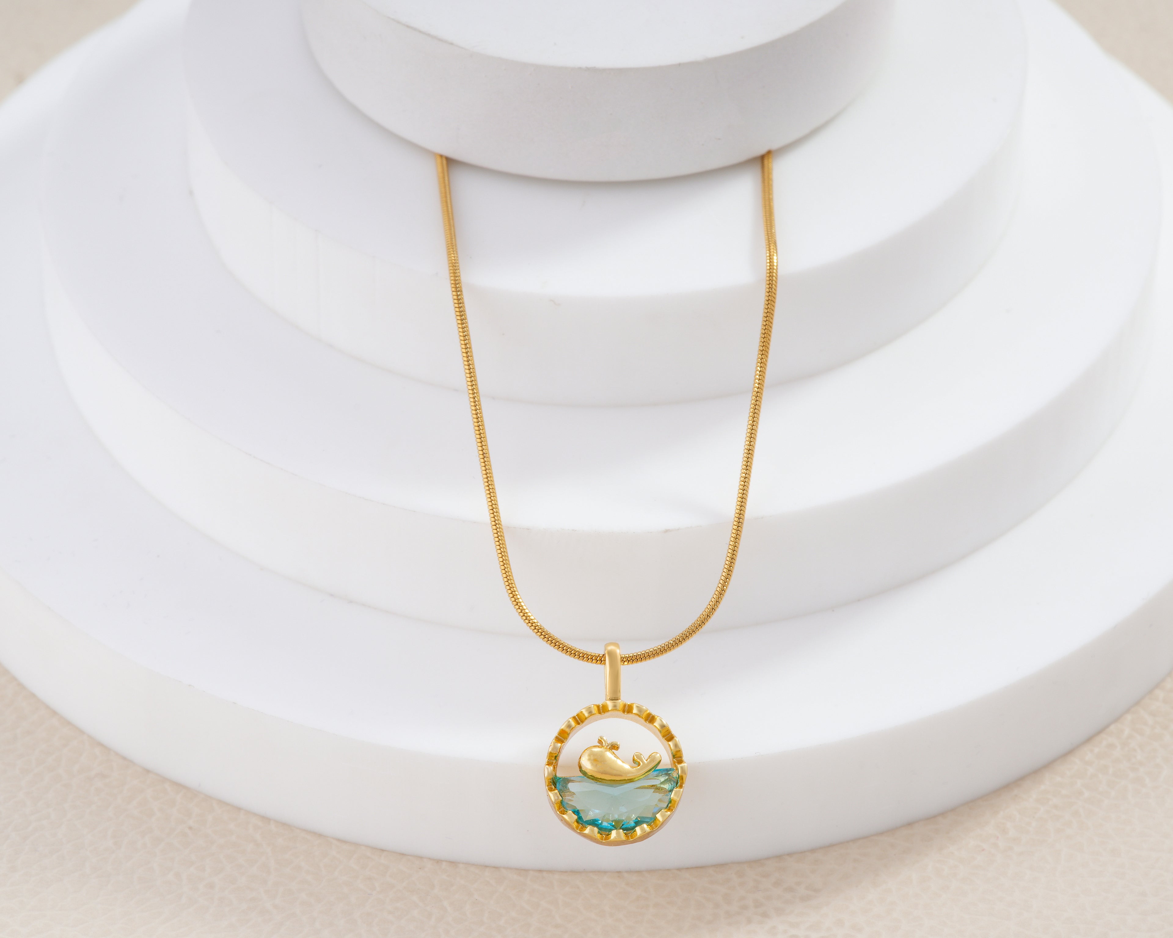 Ocean World Medallion Necklace