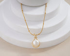 Teardrop Pearl Satellite Necklace