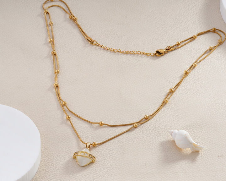 Crystal Kite Layered Necklace