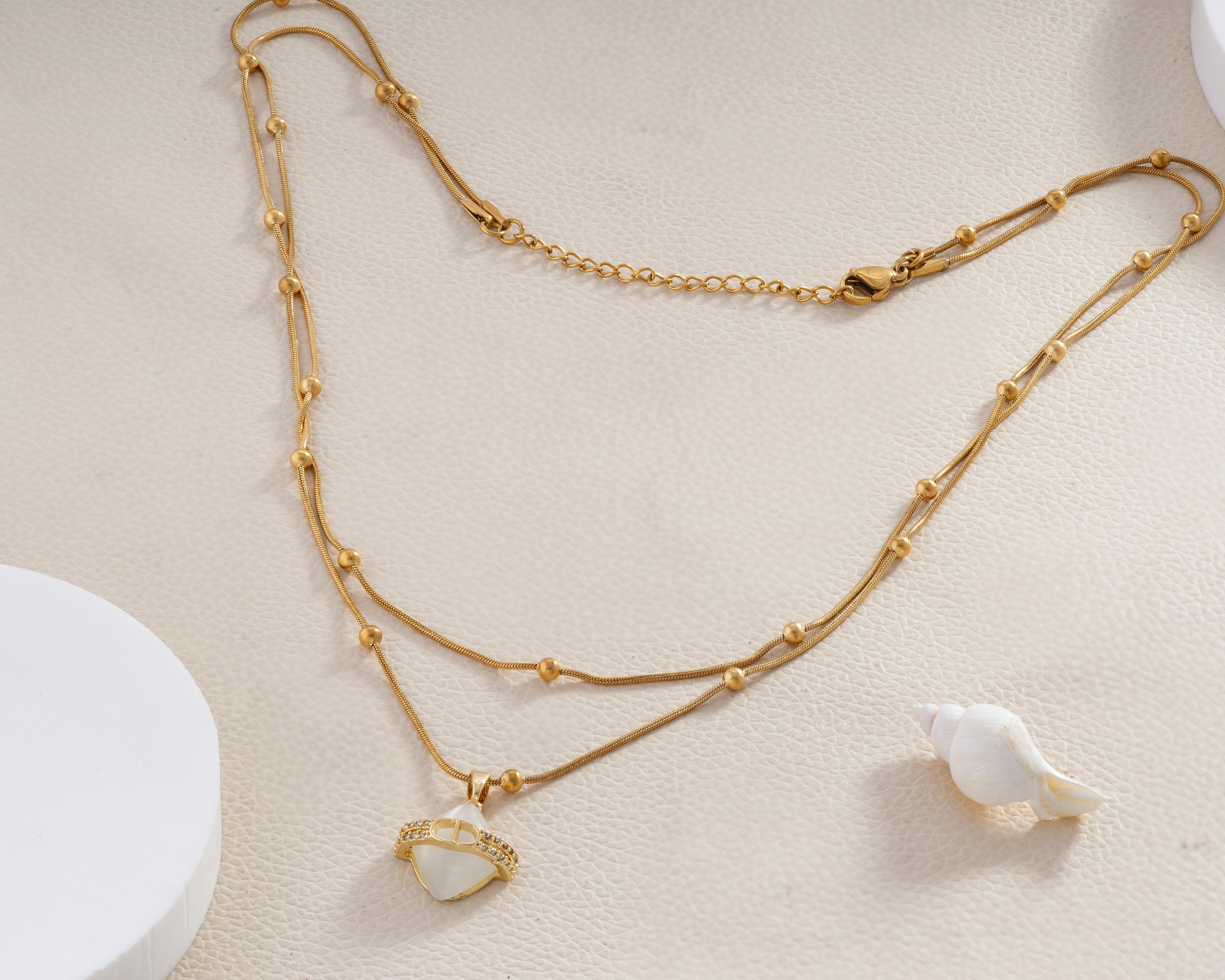 Crystal Kite Layered Necklace
