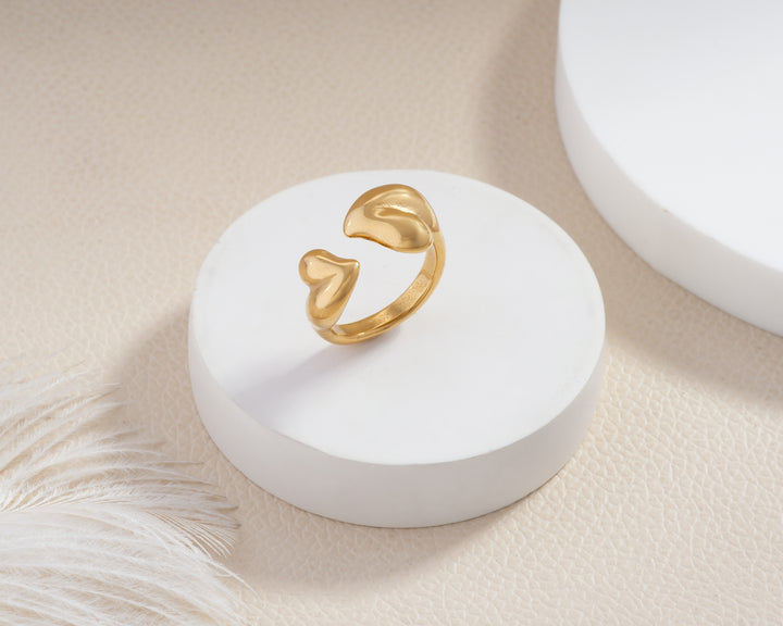 Puff Heart Bypass Ring