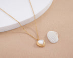 Ivory Heart Glow Necklace